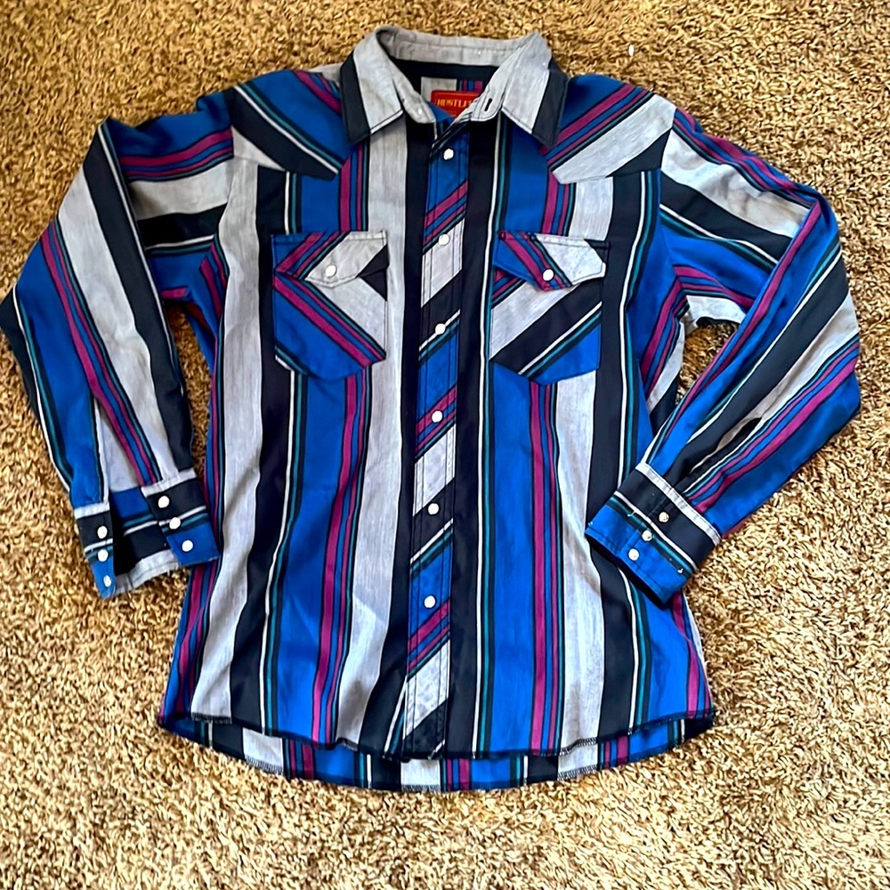 Rustler pearl snap
